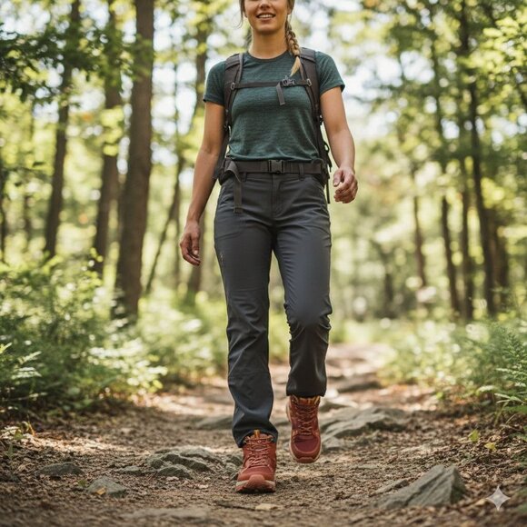 L.L.Bean Access Hiking Boots Adobe Red Waterproof Lace Up Size 9M - Picture 11 of 11